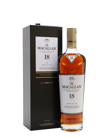 麥卡倫 The Macallan Sherry Oak Cask 18 Years Old 700ml, 2020 Annual Release